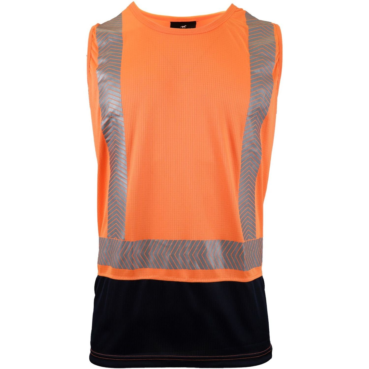 Mustang Wear Hi Vis Day/Night Lightweight Stretch Singlet