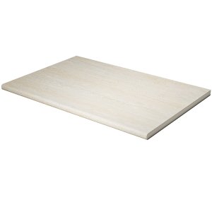 Avoca Bianco 40X60 20mm Bullnose-Round Edge