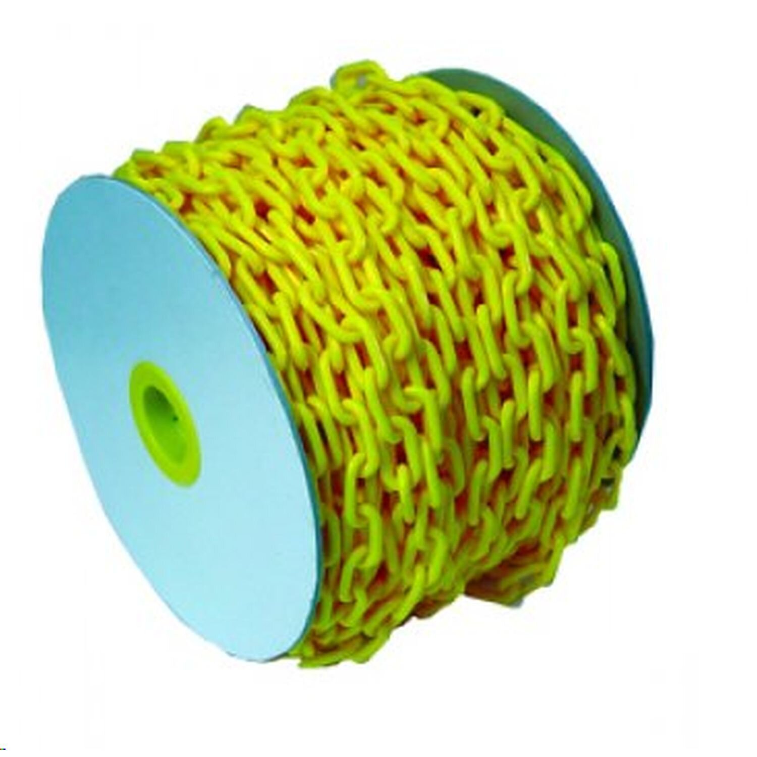 Plastic Chain Yellow 6mm x 50m Roll