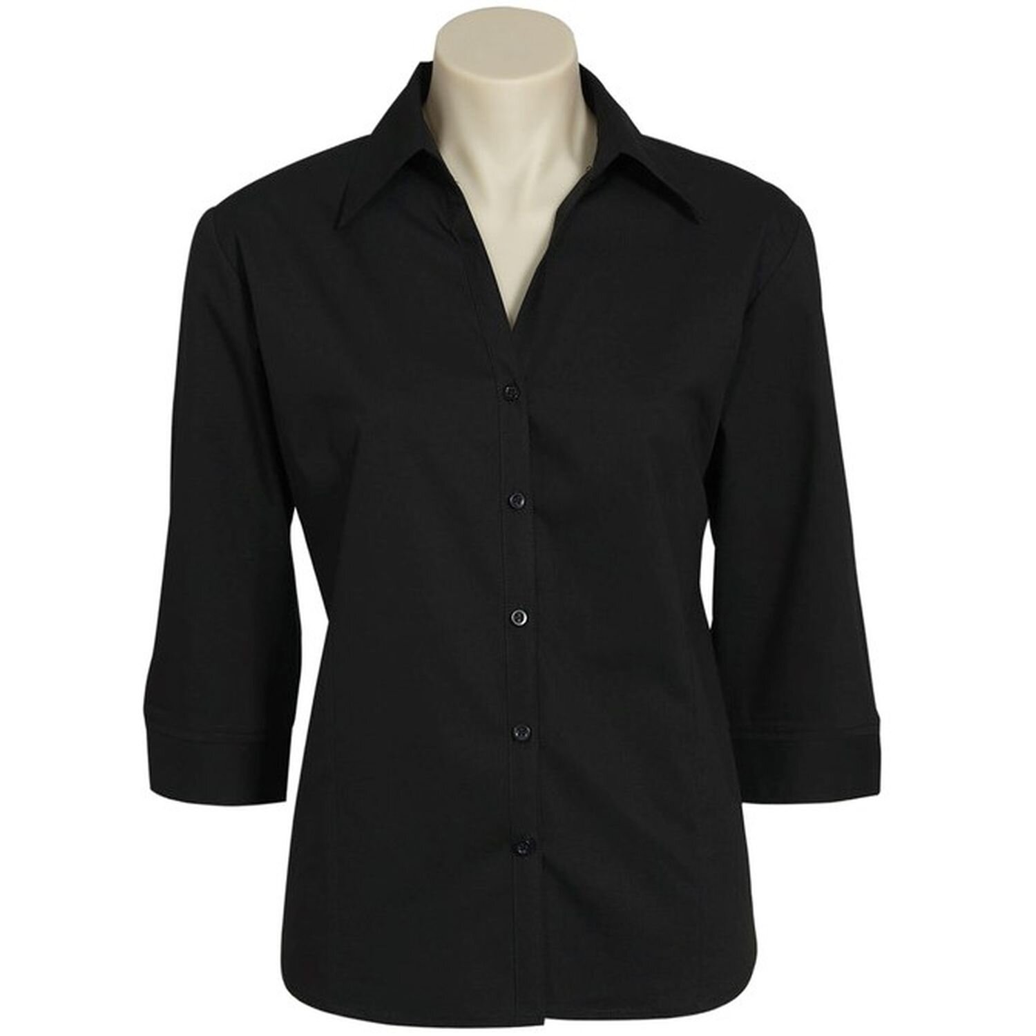 Ladies Metro 3/4 Slv Cotton Rich Shirt