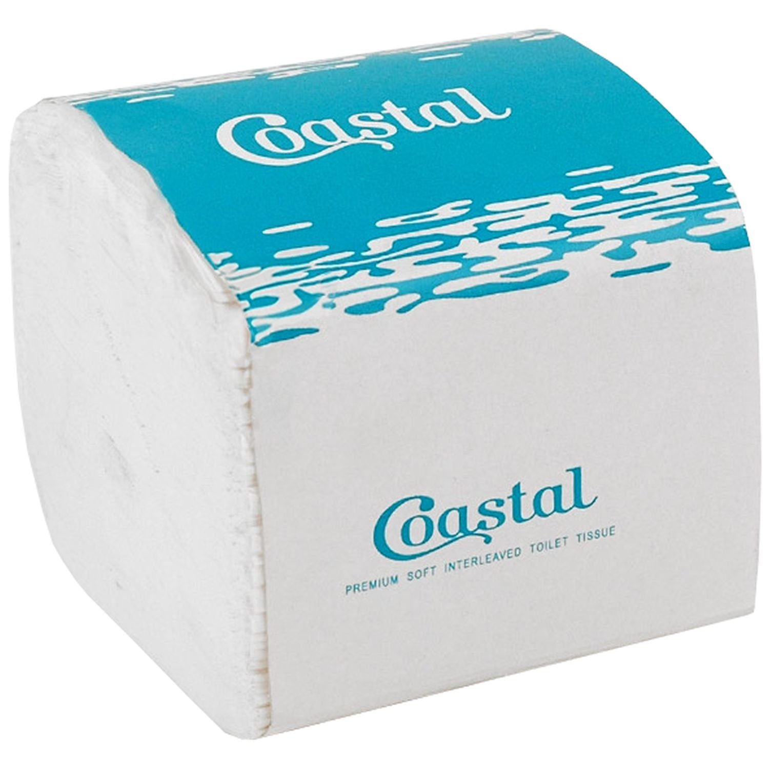Coastal Interleaved Toilet Tissue 2 Ply 250 Sheet x 36 Pkts