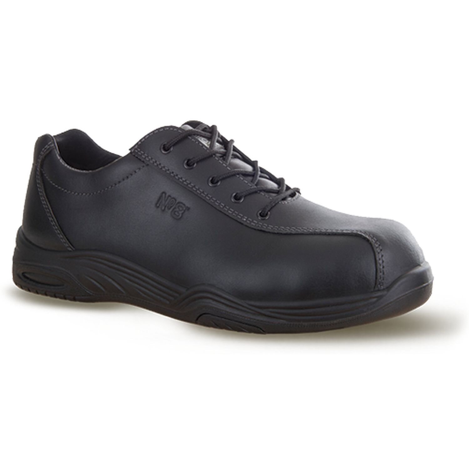 No8 Britten MK11 Lace Up Composite Toe Safety Shoe Black