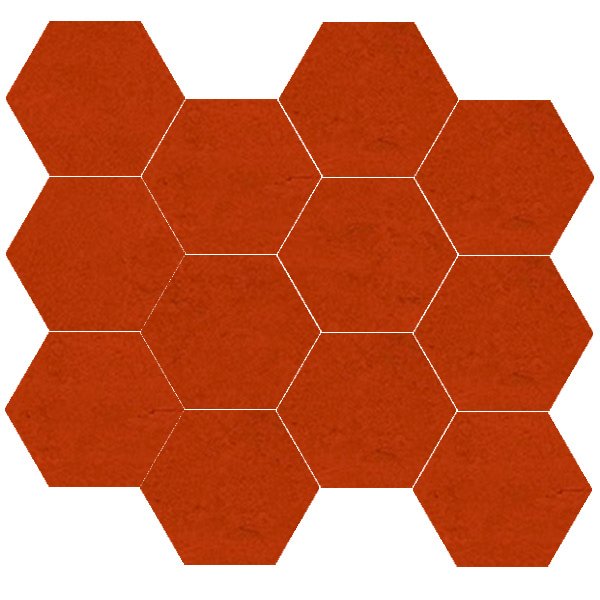 Bloom Coral Hexagon Mosaic 26.5x30.5 Matt