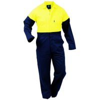 Hi Vis Day Only Zip Cotton Overall 300gsm
