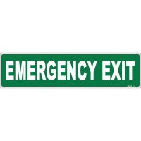 Emergency Exit Sign