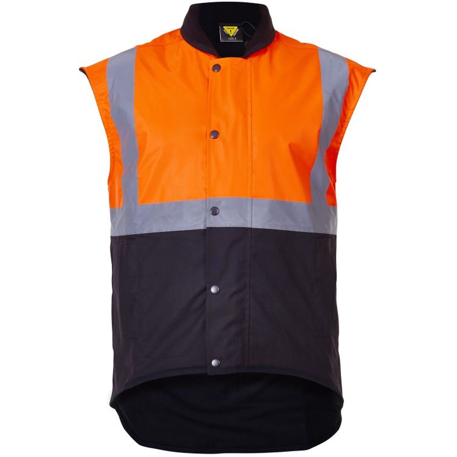 CT Oilskin Vest Hi Vis Day/Night Cleanline Tasman