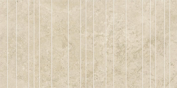 MarvelTravertine Pearl Cross chisselled Urban Grid 29.5x60