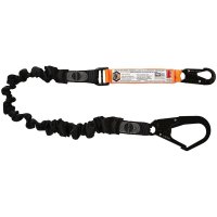 Elasticated Lanyard Single Leg, Snap/Scaff Hooks