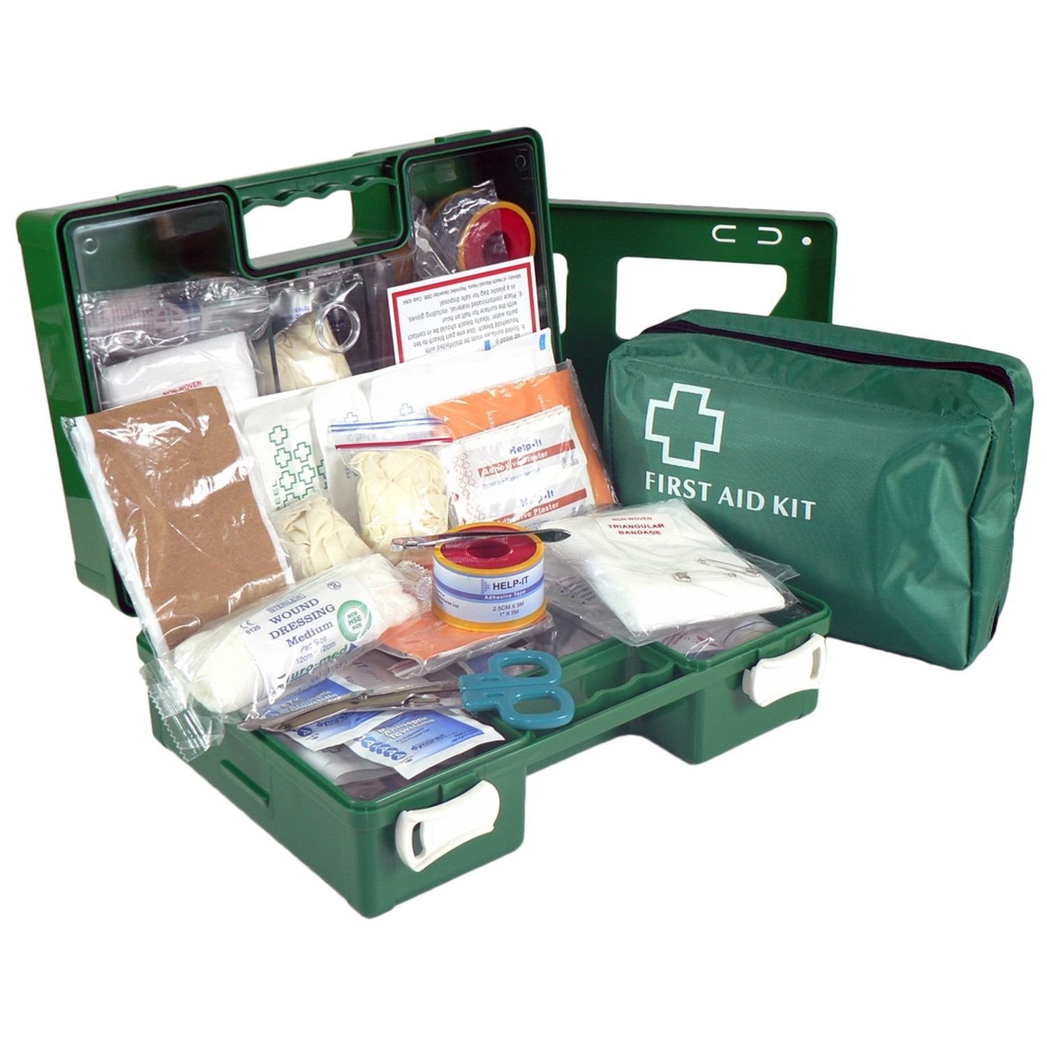 1-5 Industrial First Aid Kit Wall Mount