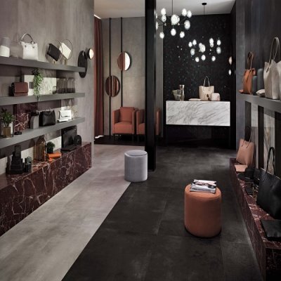 A stone tile, Grey in color to suit Bathroom, Living, Kitchen/Laundry, Splashbacks