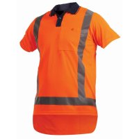 Hi Vis TTMC-W Polyester Short Sleeve Polo