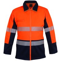 Mustang Wear Hi Vis Day/Night Full Zip Pique Fleece Jacket