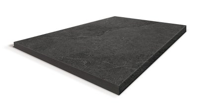Enzo Coal 40X60 20mm Bullnose-Pencil Edge