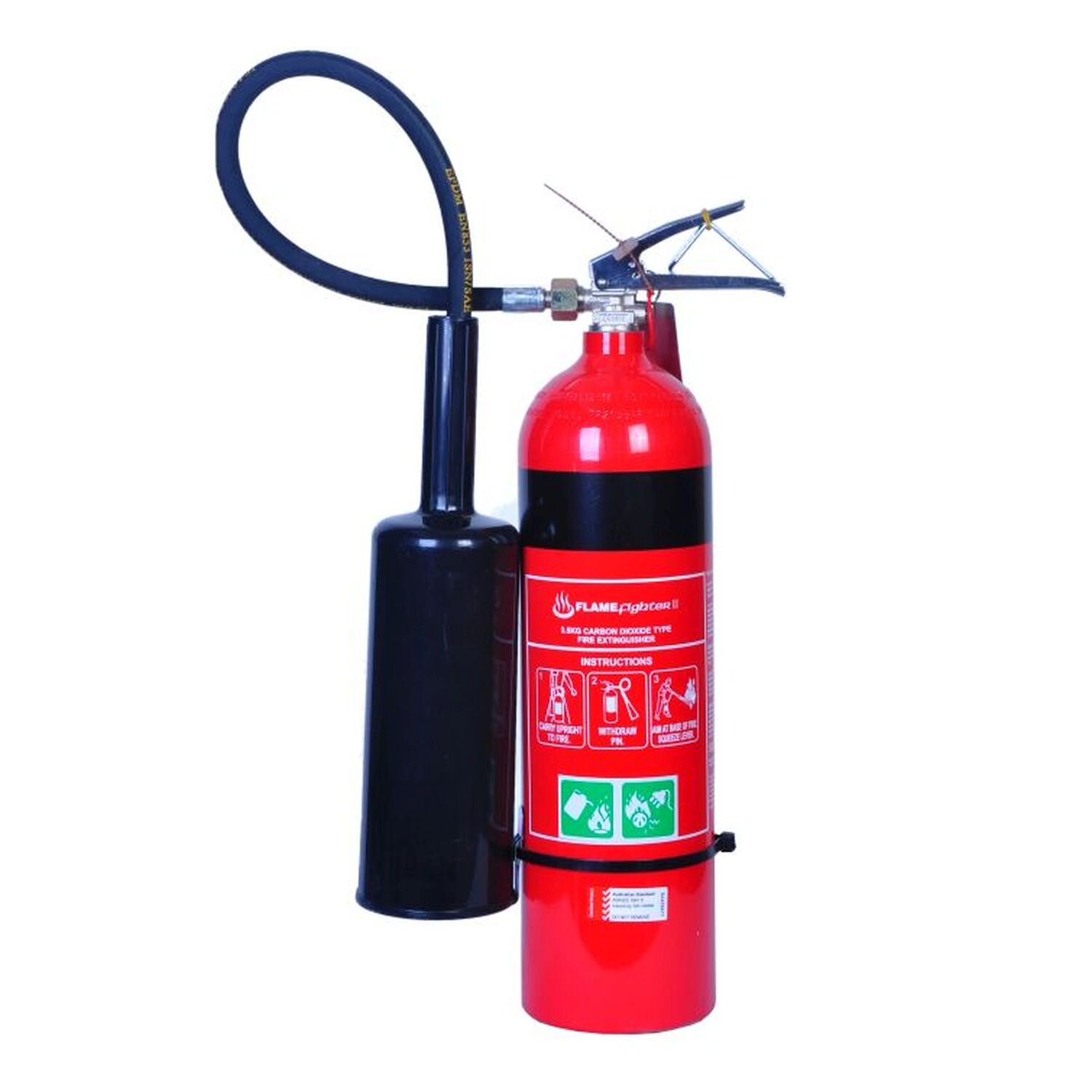 CO2 Fire Extinguisher+Wall Bracket 3.5kg