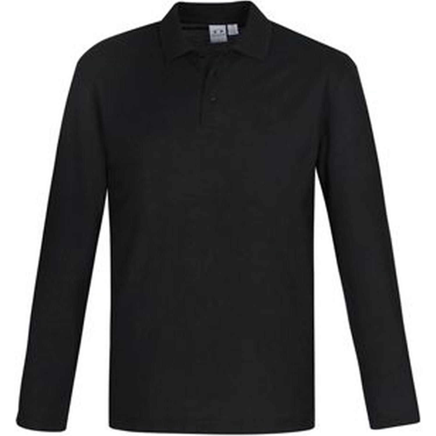 Mens Crew Classic Pique Polycotton Polo Long Sleeve