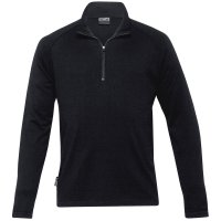 Mens 100% Merino Zip Pullover 260gsm