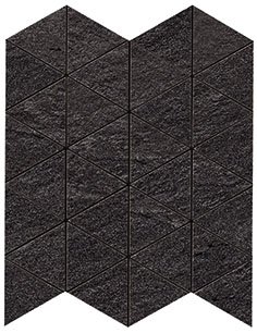 KLIF Dark Triangle Mosaic 28.5x33 Bathroom Tiles