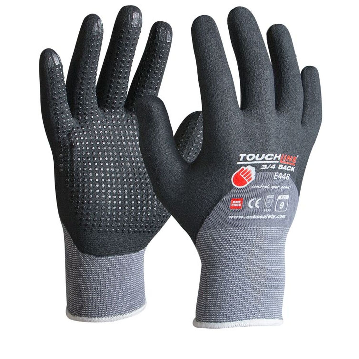 Esko E448 Touchline 3/4 Back+Dots Glove (Pkt 12)