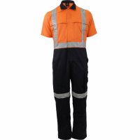 Mustang Wear Hi Vis Day/Night Short Sleeve Overall 210gsm