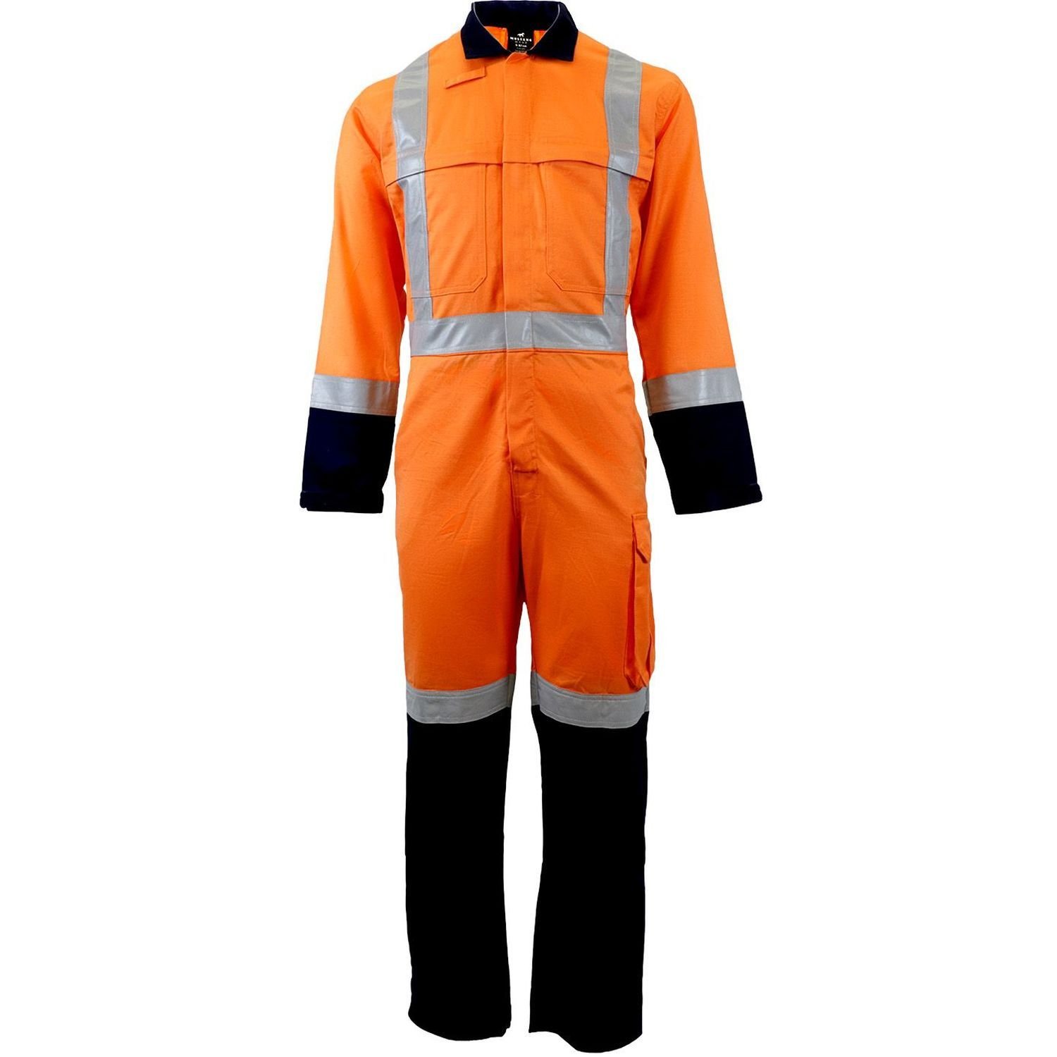 Mustang Wear Hi Vis TTMC-W17 Vented 100% Cotton Lightweight Ripstop Overall 210gsm