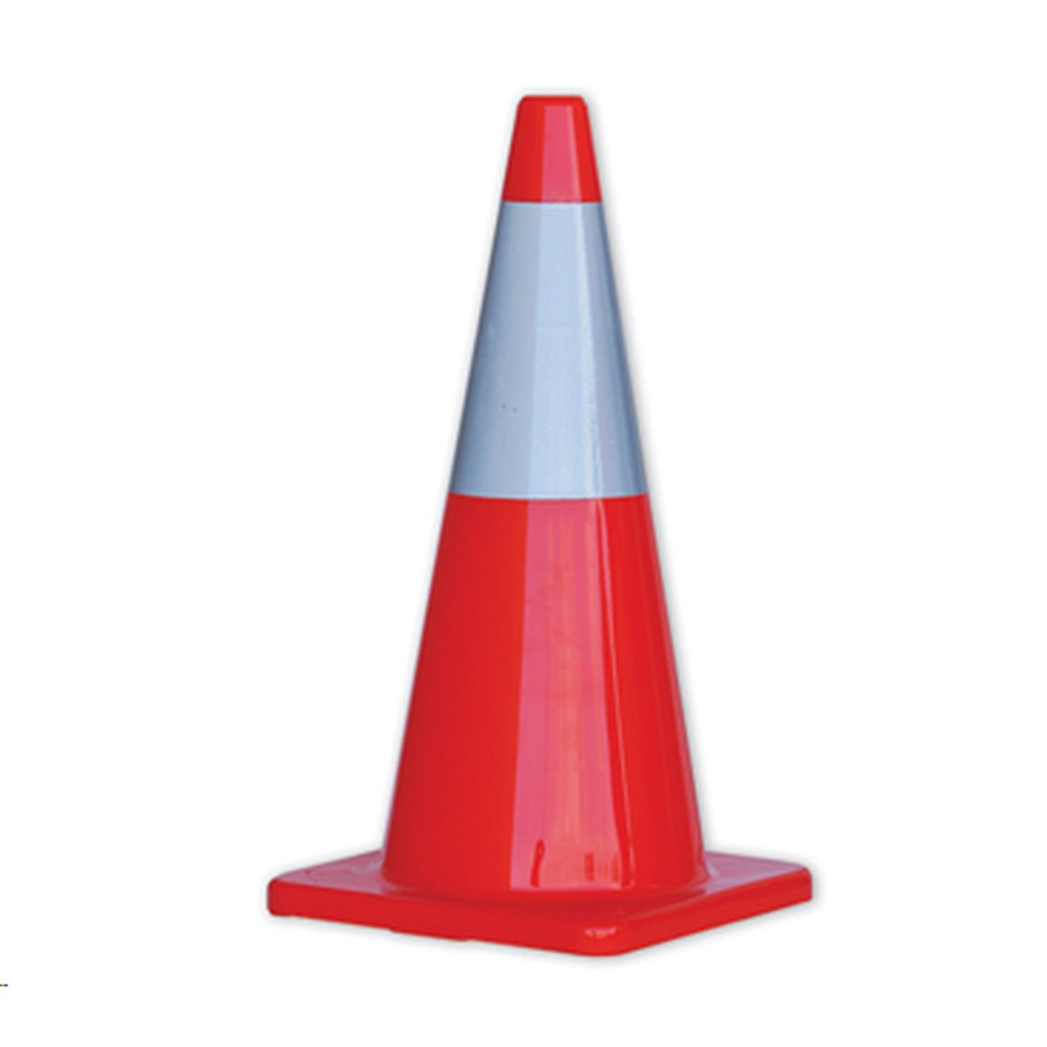 Orange PVC Reflectorised Road Cone 700mm