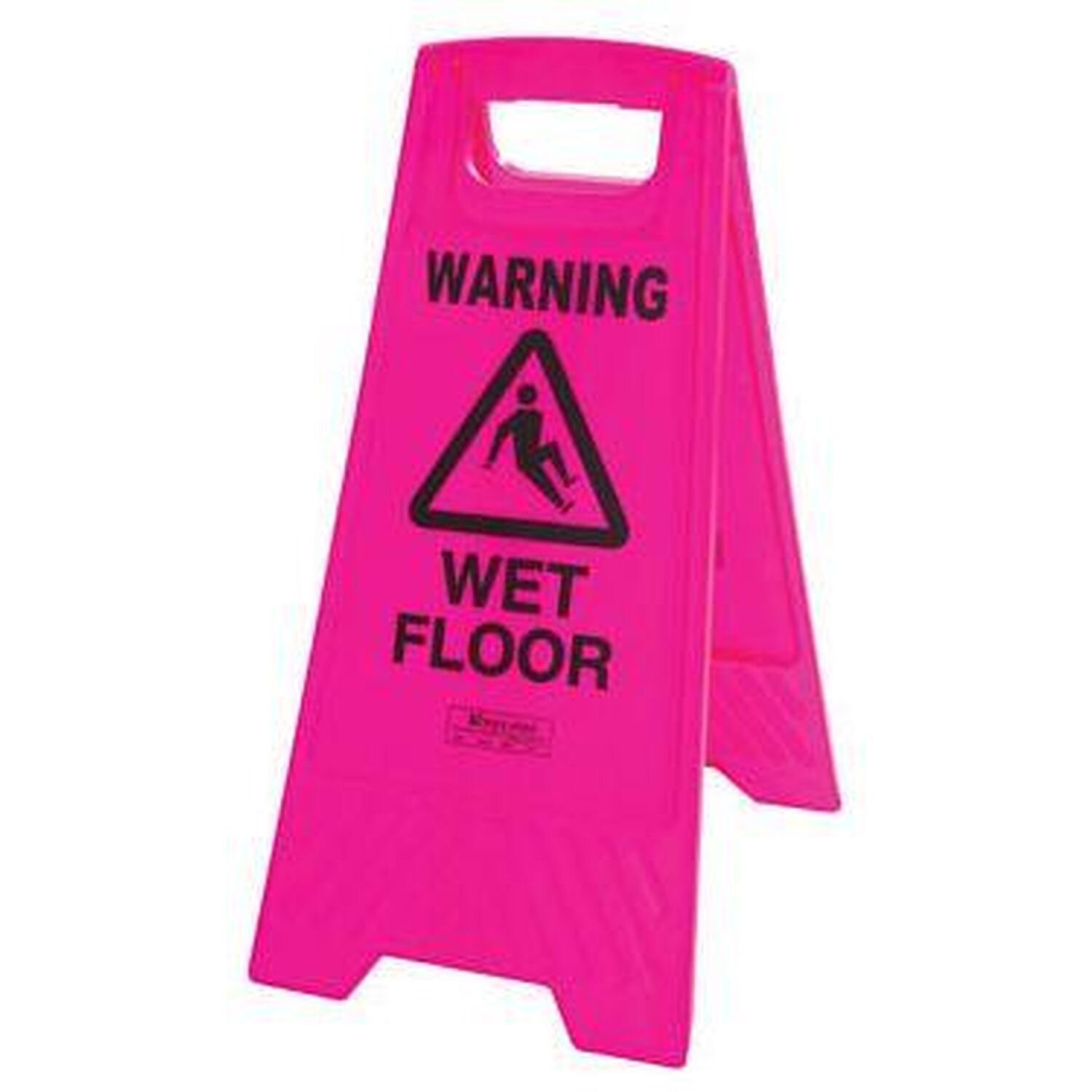 Wet Floor Safety Sign Hi Visibility Pink