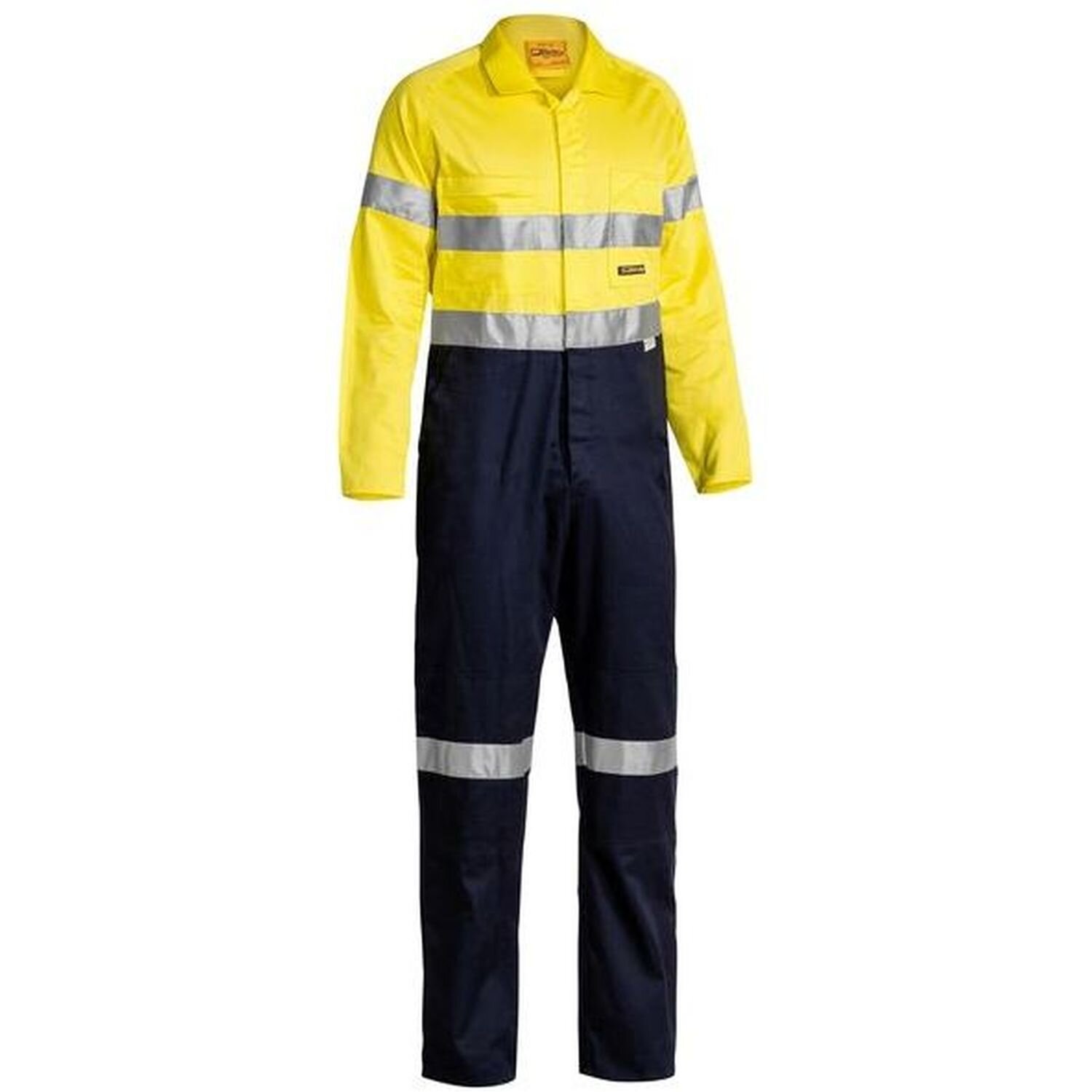 Bisley Hi Vis Day/Night Domed Cotton Overall 190g