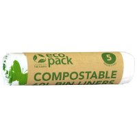 Compostable Bin Liner 60L 640x950mm Roll 5 Ctn of 30 Rolls