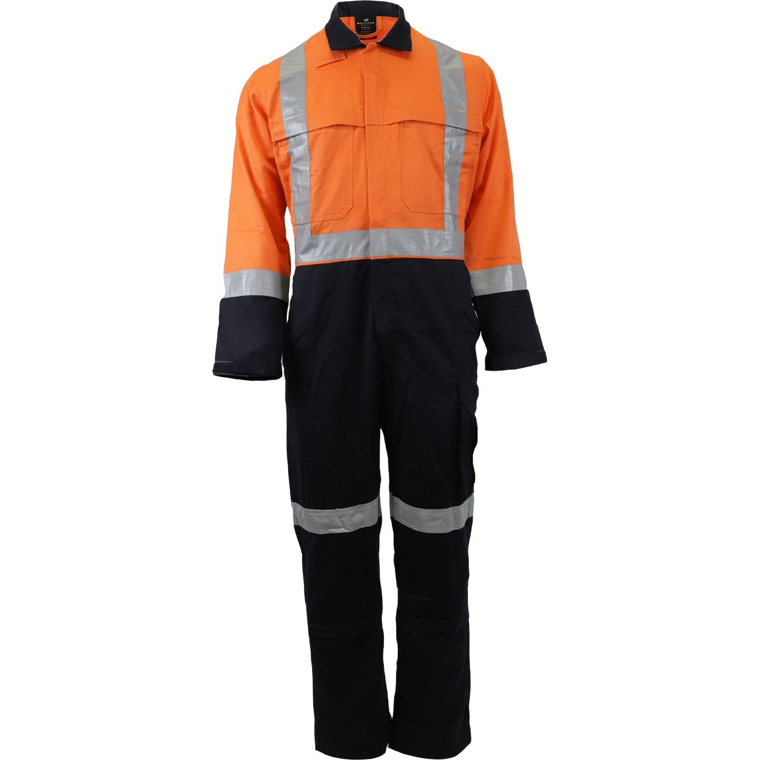 Mustang Wear Hi Vis Day/Night Vented 100% Cotton Lightweight Ripstop Overall 210gsm
