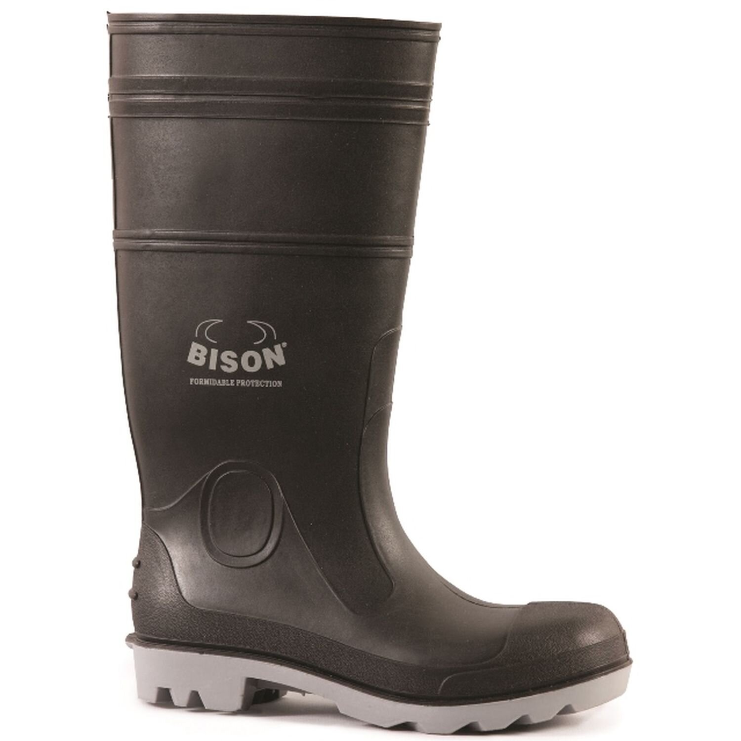 Bison Inca Safety Gumboot Black