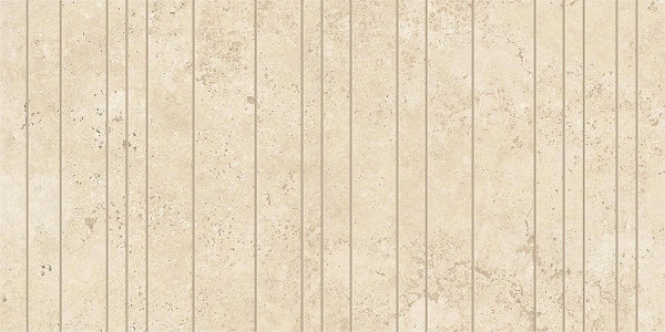 MarvelTravertine Sand Cross chisselled Urban Grid 29.5x60