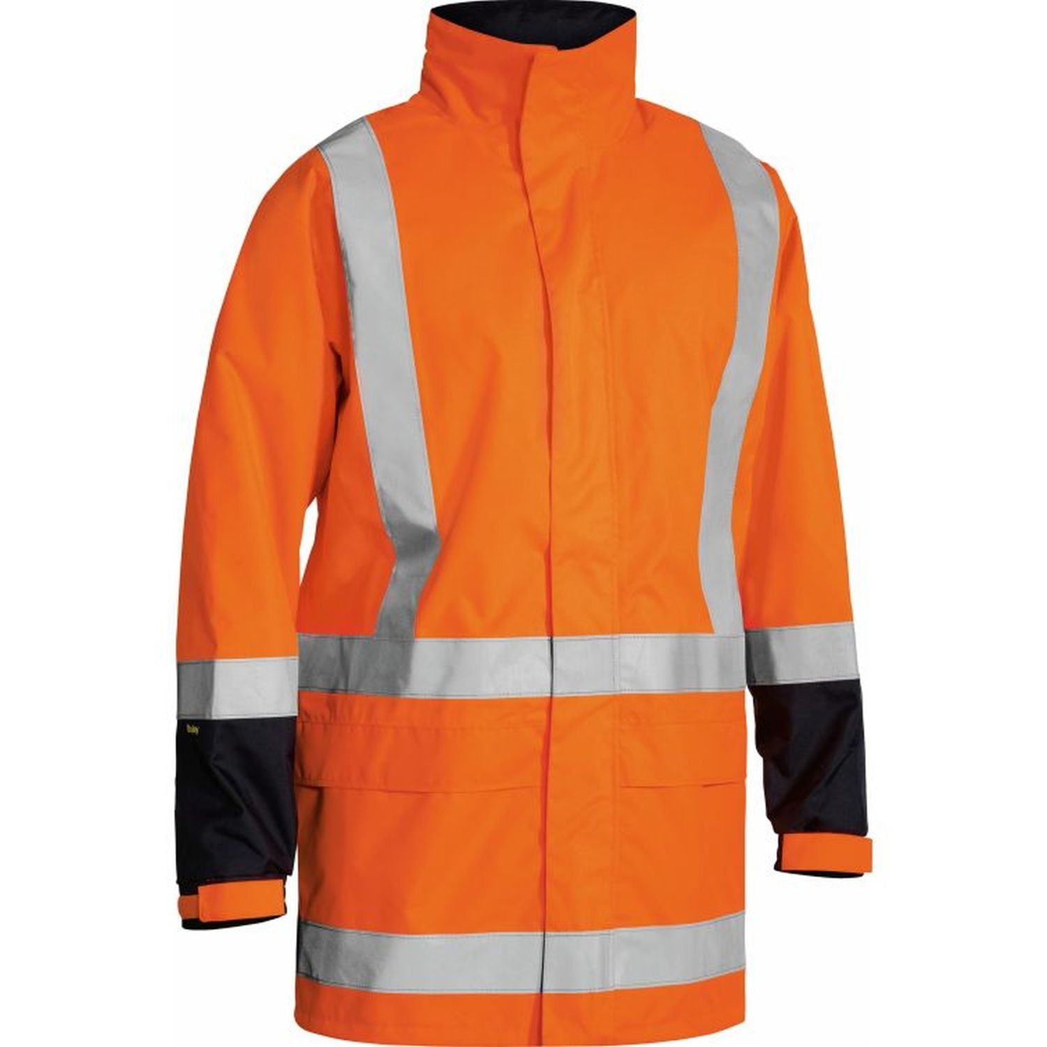 Bisley Hi Vis TTMC-W Mesh Lined Rain Jacket 20,000mm