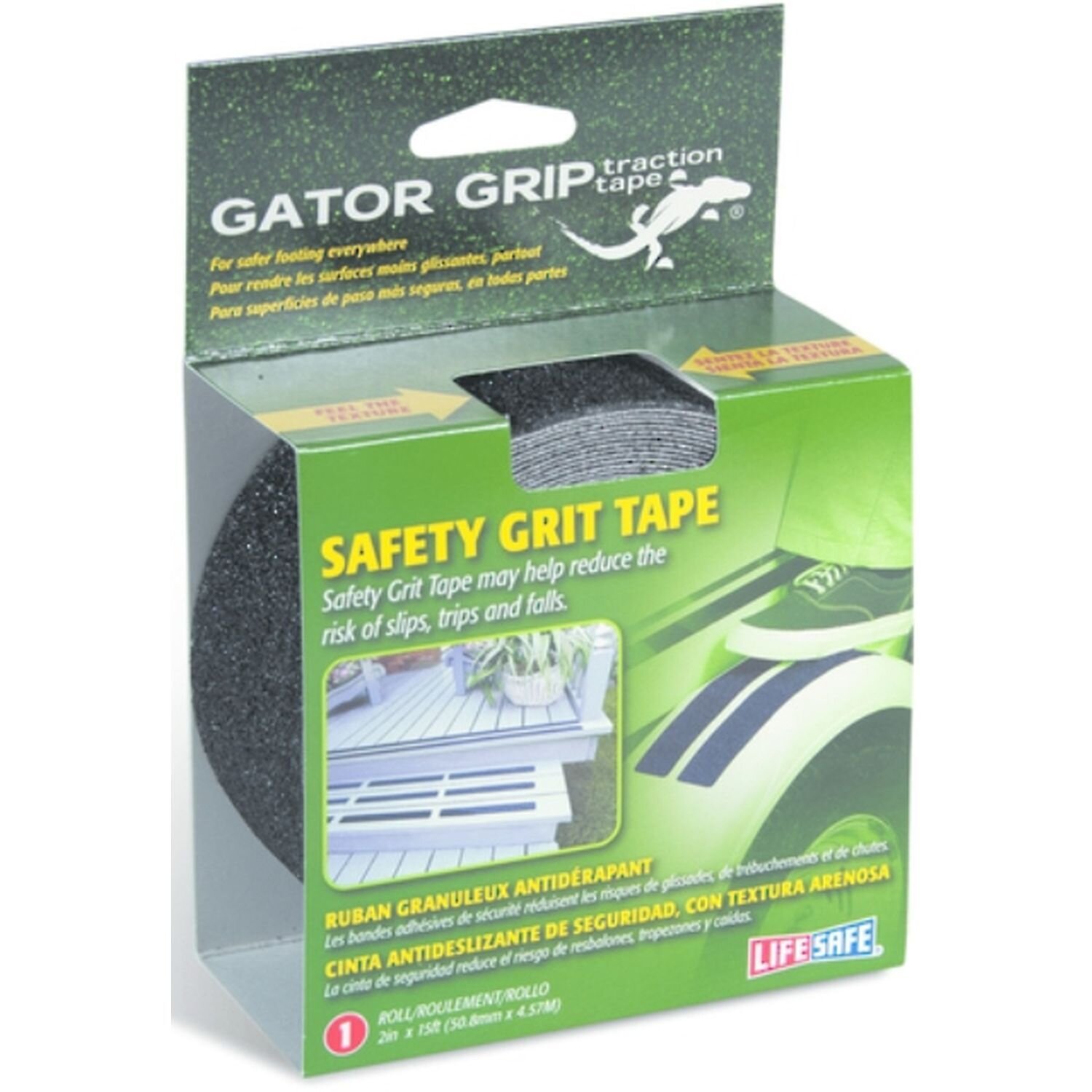 Gator Safety Grit Traction Tape Black 50mm x 4.57m