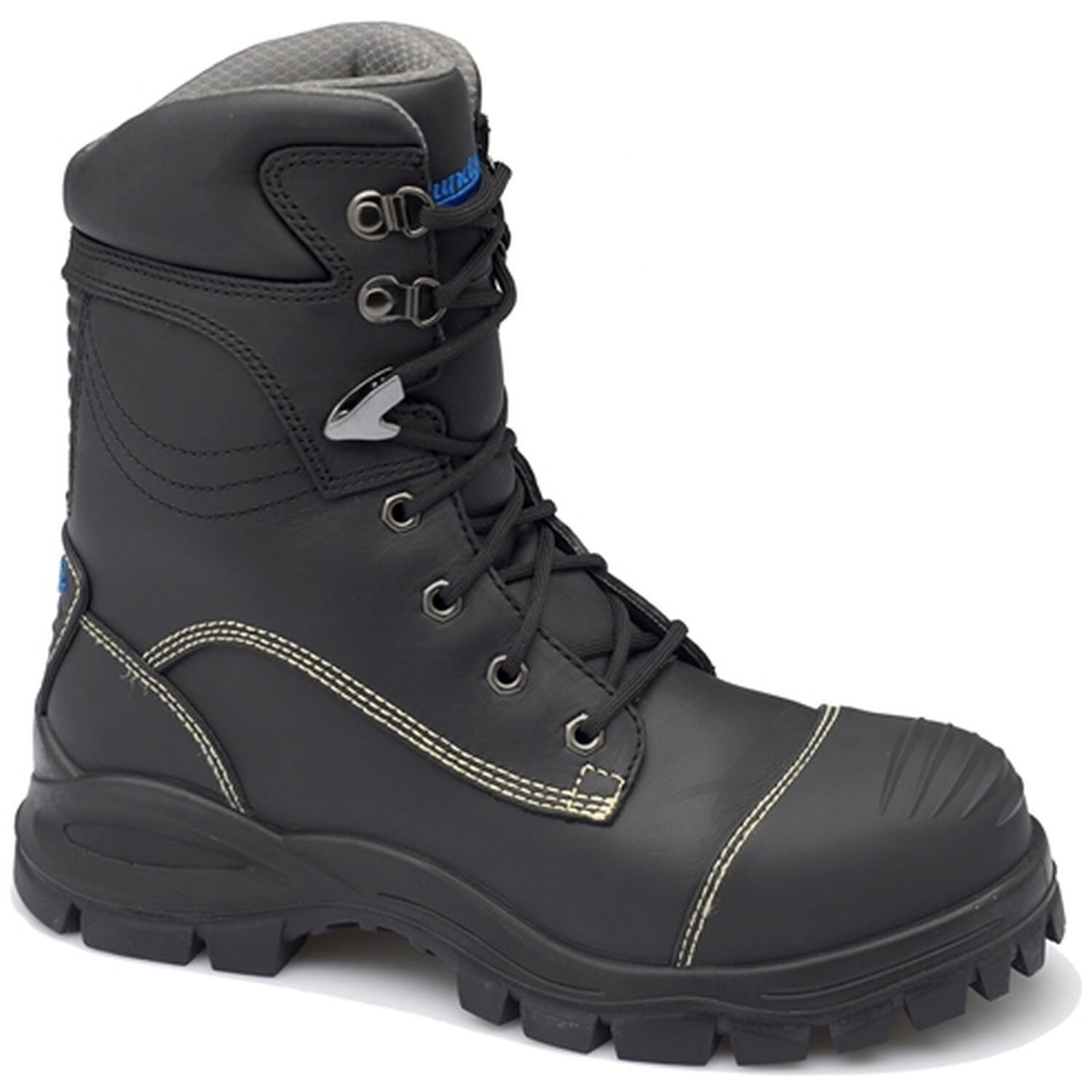 Blundstone 995 Nitrile Sole Anti-Penetrate Lace Up Safety Boot&Scuff Black