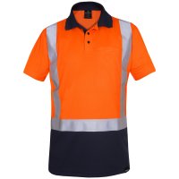 Mustang Wear Hi Vis Day/Night Polyester Short Sleeve Polo