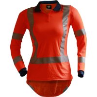 Womens Hi TTMC-W23 Long Sleeve Polyester Microfibre Polo