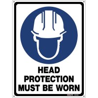 Head Protection Must Be Worn