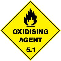 Hazchem Class 5.1 Oxidising Agent Diamond