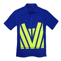 Hi Vis Printed Polycotton Polo 185gsm