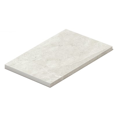 CAPRI Salt 40X60 20mm Bullnose-Square Edge Tiles
