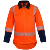 Mustang Wear TTMC-W23 Hi Vis Full Zip Pique Fleece Jacket