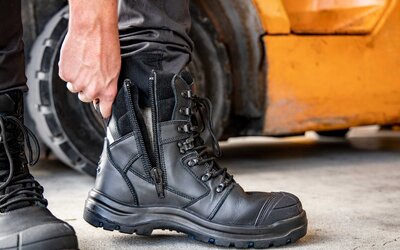 A Safety Boot for Drivers and Operators