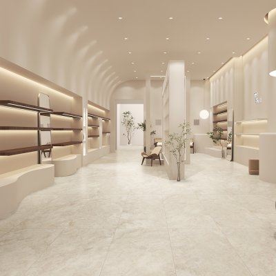 A marble tile, Beige in colour to suit Bathroom, Kitchen/Laundry, Living, Splashbacks