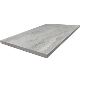 Baroque Grey 40x60 20mm Bullnose-Pencil Edge