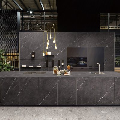 A marble tile, Grey in color to suit Bathroom, Living, Kitchen/Laundry, Splashbacks