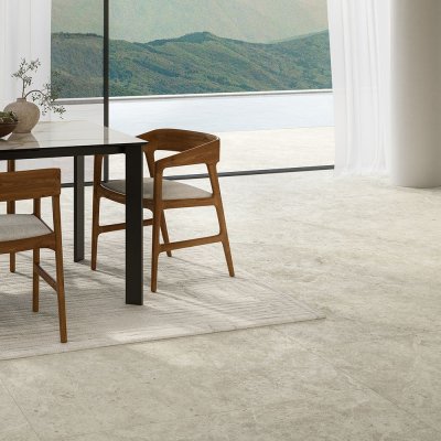 A stone tile, beige in color to suit Bathroom, Kitchen/Laundry, Living, Splashbacks