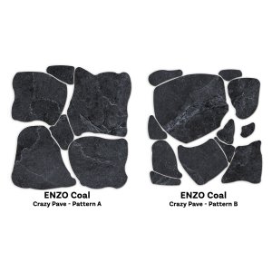 ENZO Coal SurfaceTec Crazy Pave 2.16m2/Set