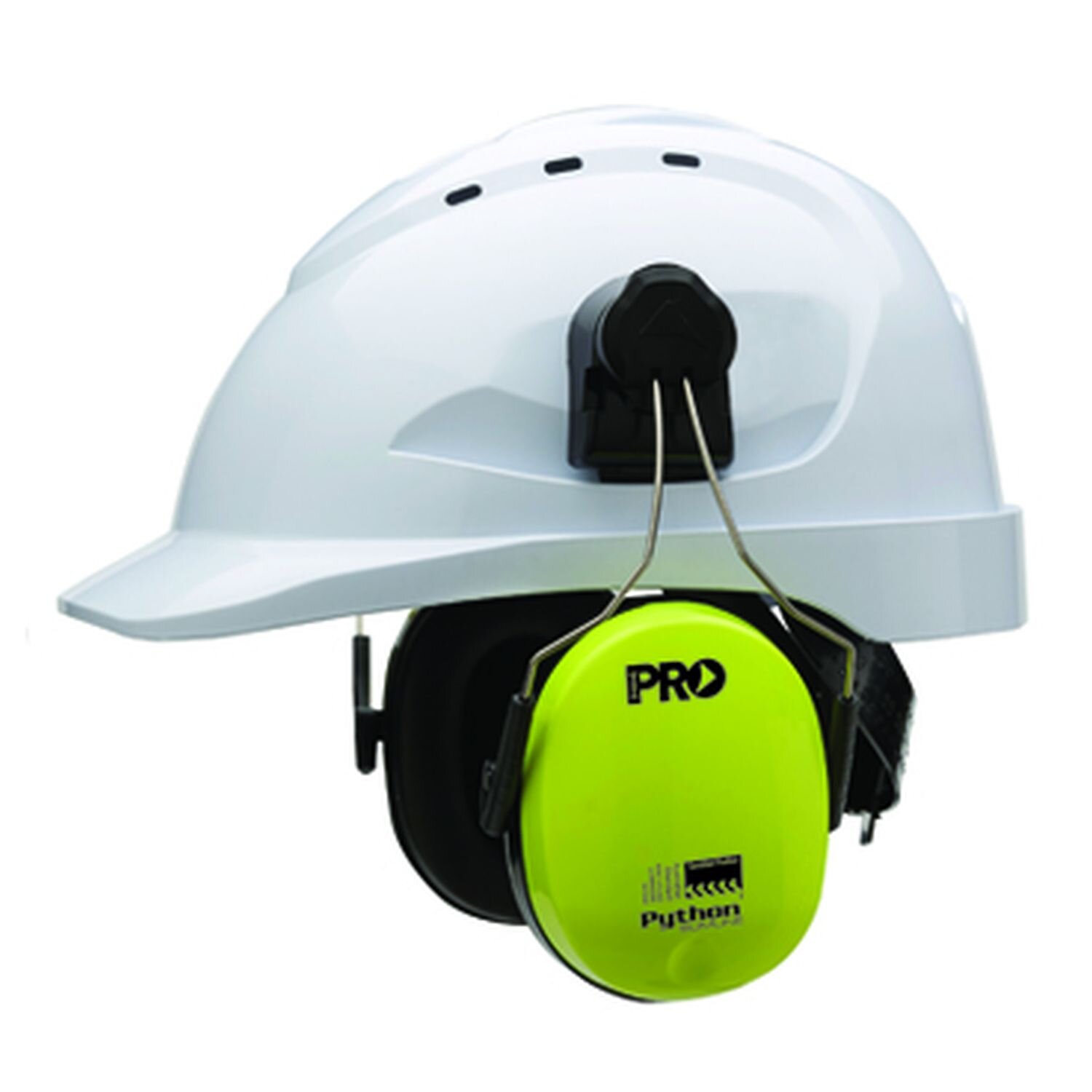 Pro Python Slimline Hi Vis Hard Hat Cap Muff