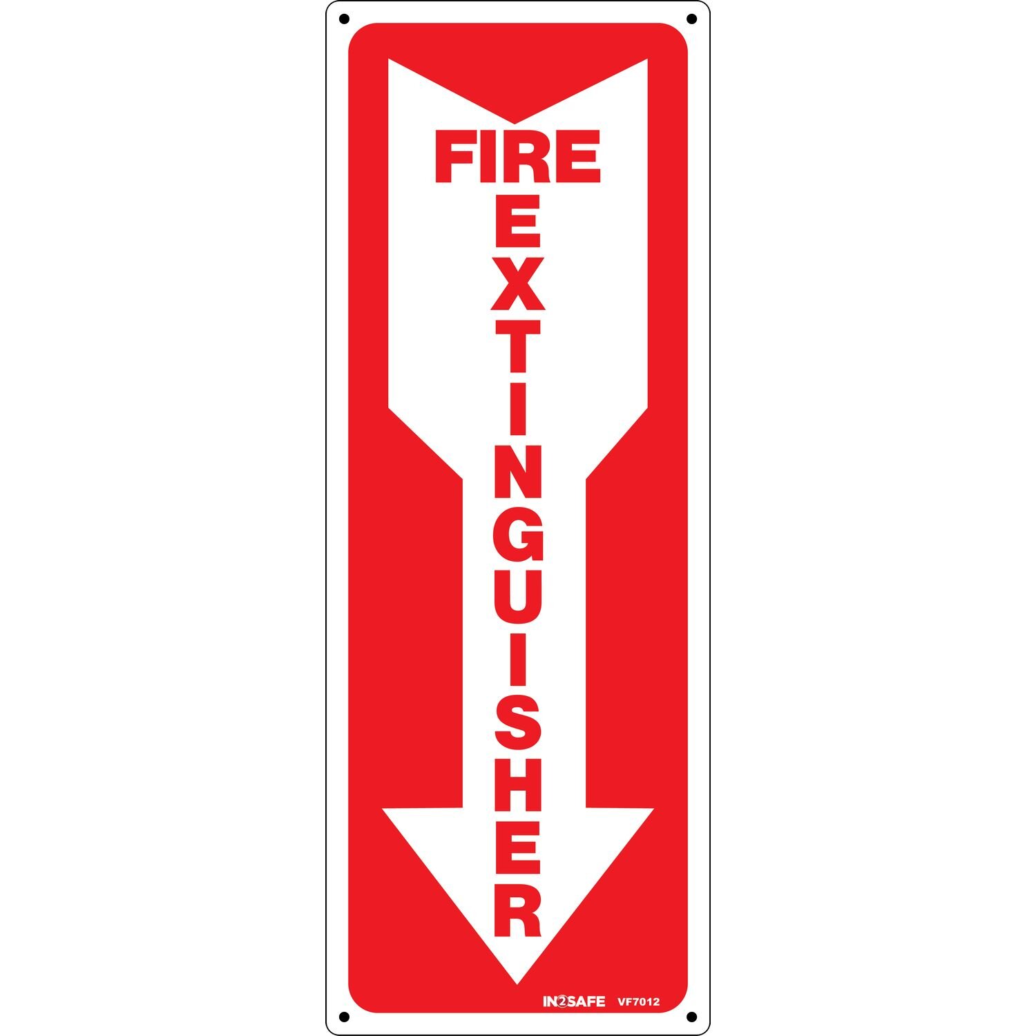 FIRE Extinguisher With Arrow 130x350 PVC