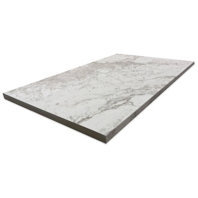 Dreamy White  40X60 20mm Bullnose-Pencil Edge Tile